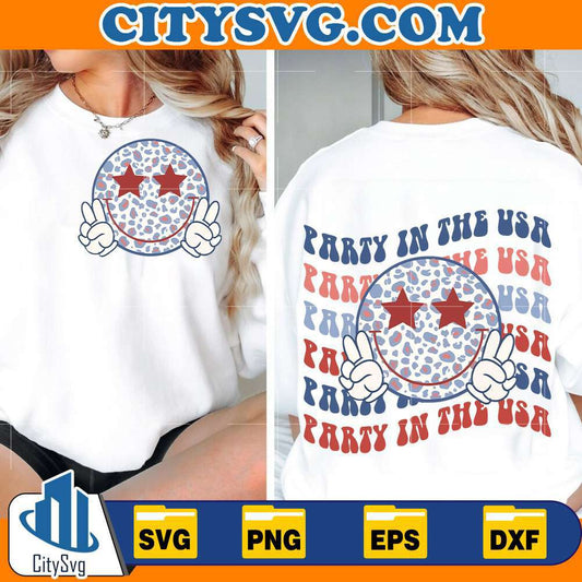 Smile-Party-In-The-Usa-4th-Of-July-Svg