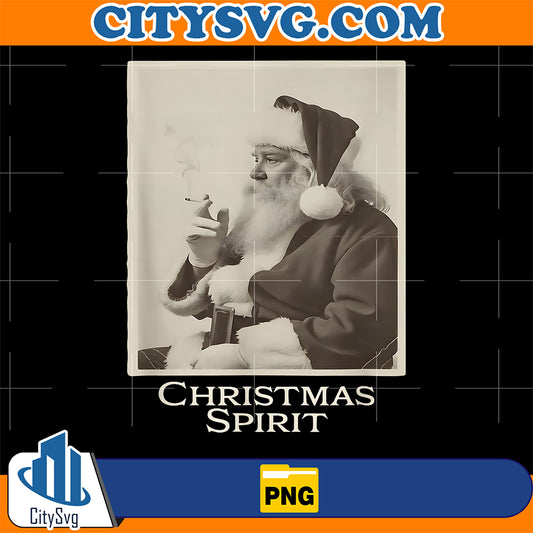 Smoking-Santa-Claus-Christmas-Spirit-Png