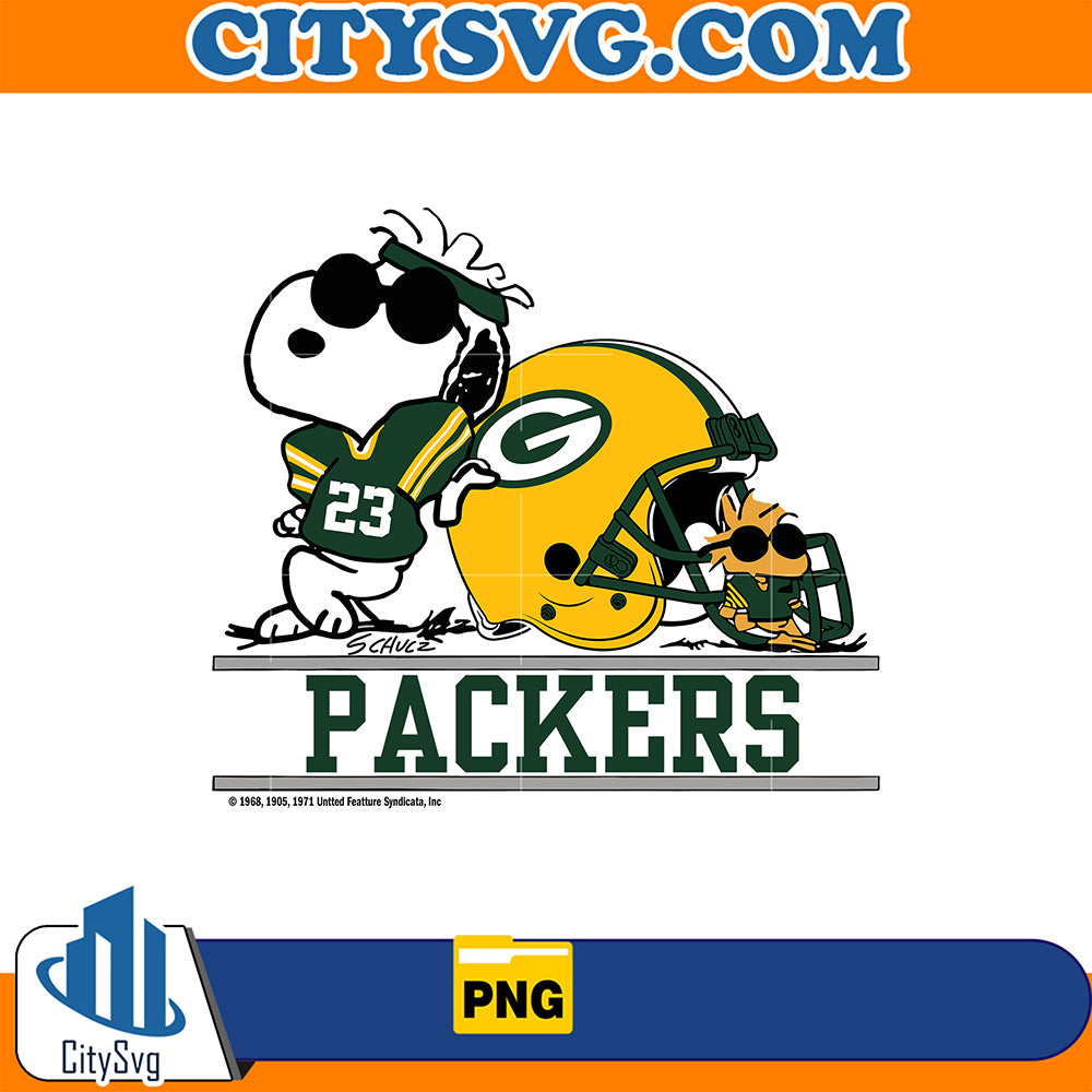 SnoopyGreenBayPackersPng