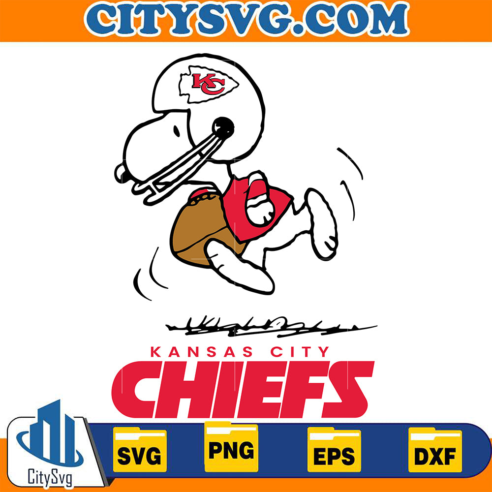 SnoopyKCChiefsSvg