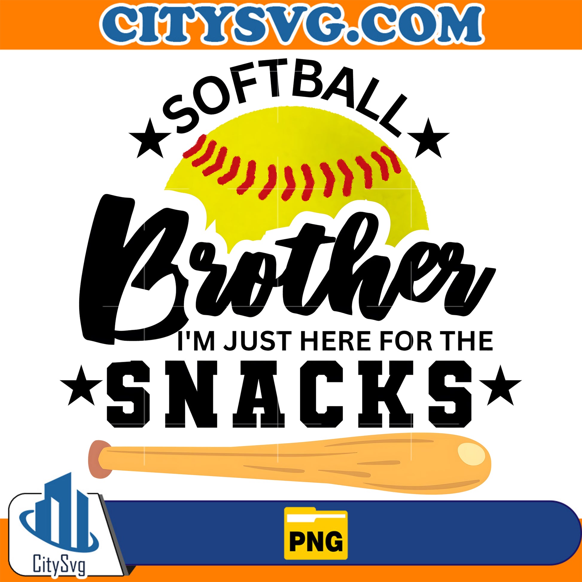 SoftballBrotherI_mJustHereForTheSnacksPng