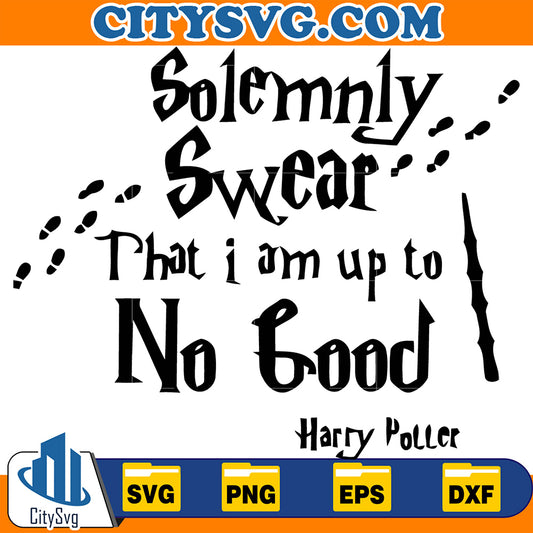 SolemnlySwearThatiAmUpToNoGoodHarryPotterSvg