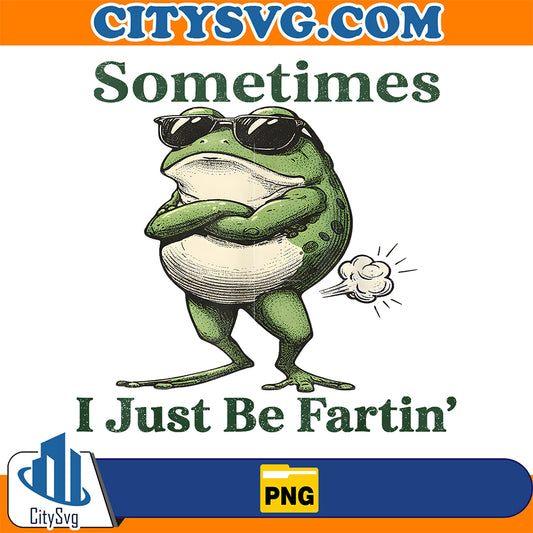 Sometimes-I-Just-Be-Farting-Frog-Png