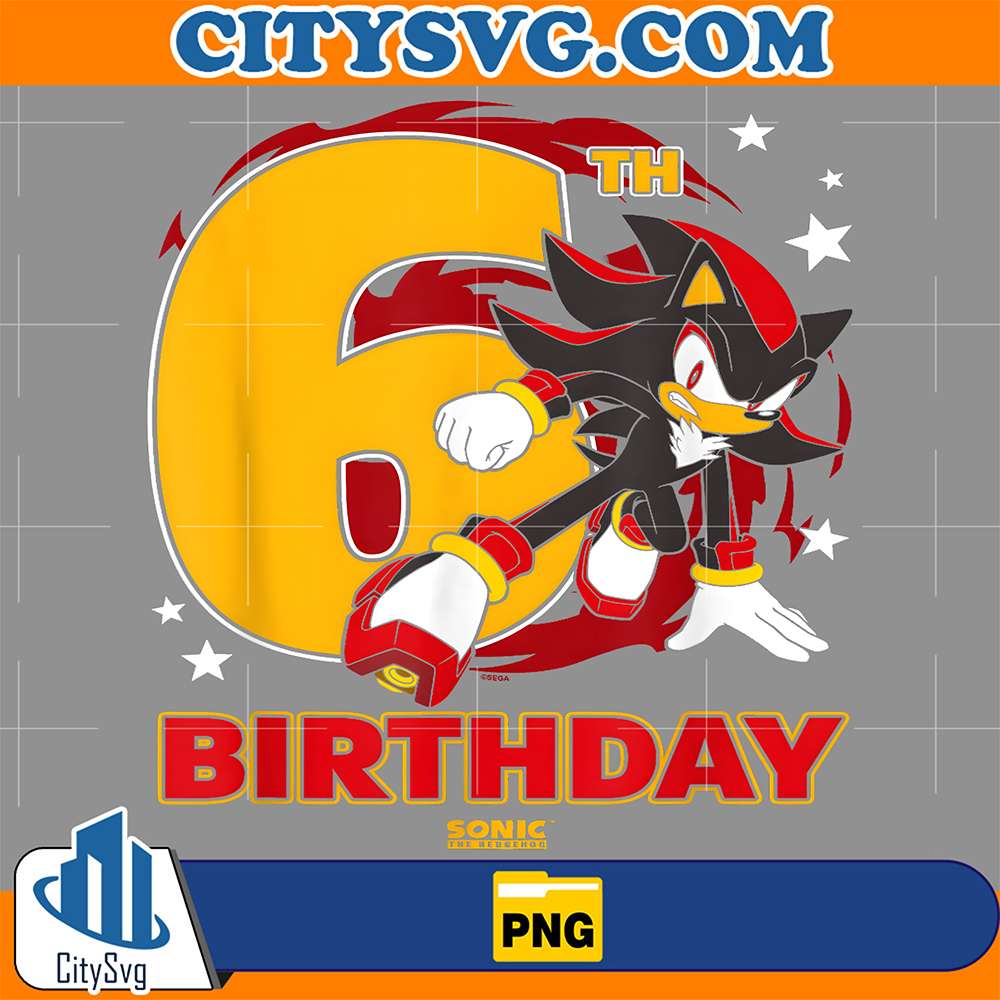 Sonic-The-Hedgehog-Epic-Shadow-6th-Birthday-Png
