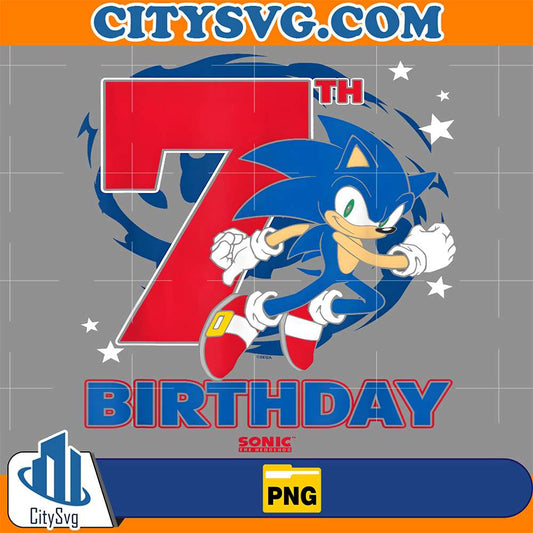 Sonic-The-Hedgehog-Epic-Sonic-7th-Birthday-Png