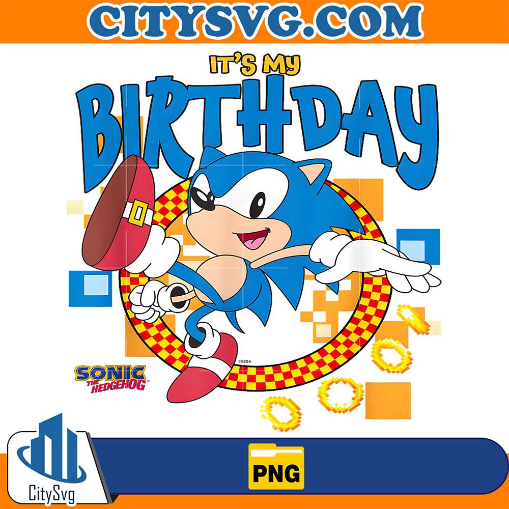 Sonic-The-Hedgehog-It-s-My-Birthday-Png