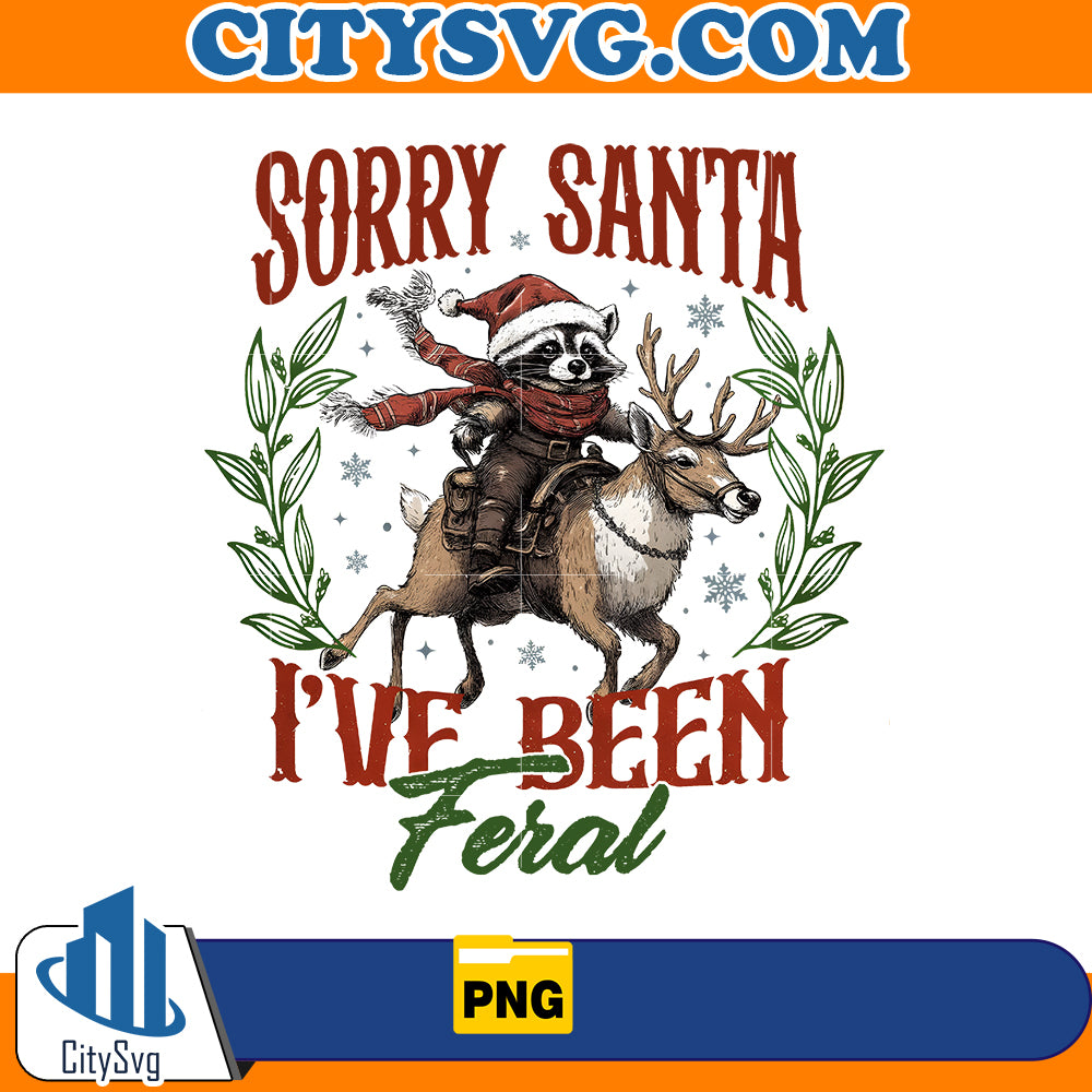 Sorry santa i've been feral Png