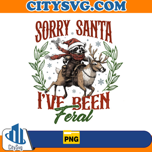 Sorry santa i've been feral Png