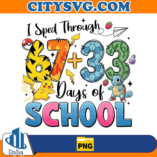 Sped-Through-100-Days-Of-School-Png
