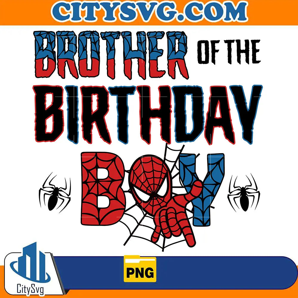 SpiderManBrotherOfTheBirthdayBoyPng