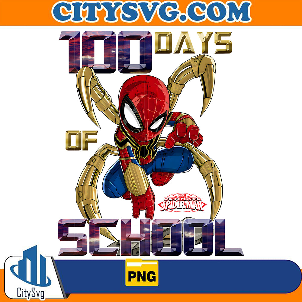 Spiderman100DayOfSchoolPng