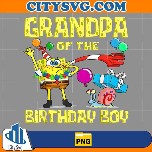 SpongeBob-Grandpa-Of-The-Birthday-Boy-Png