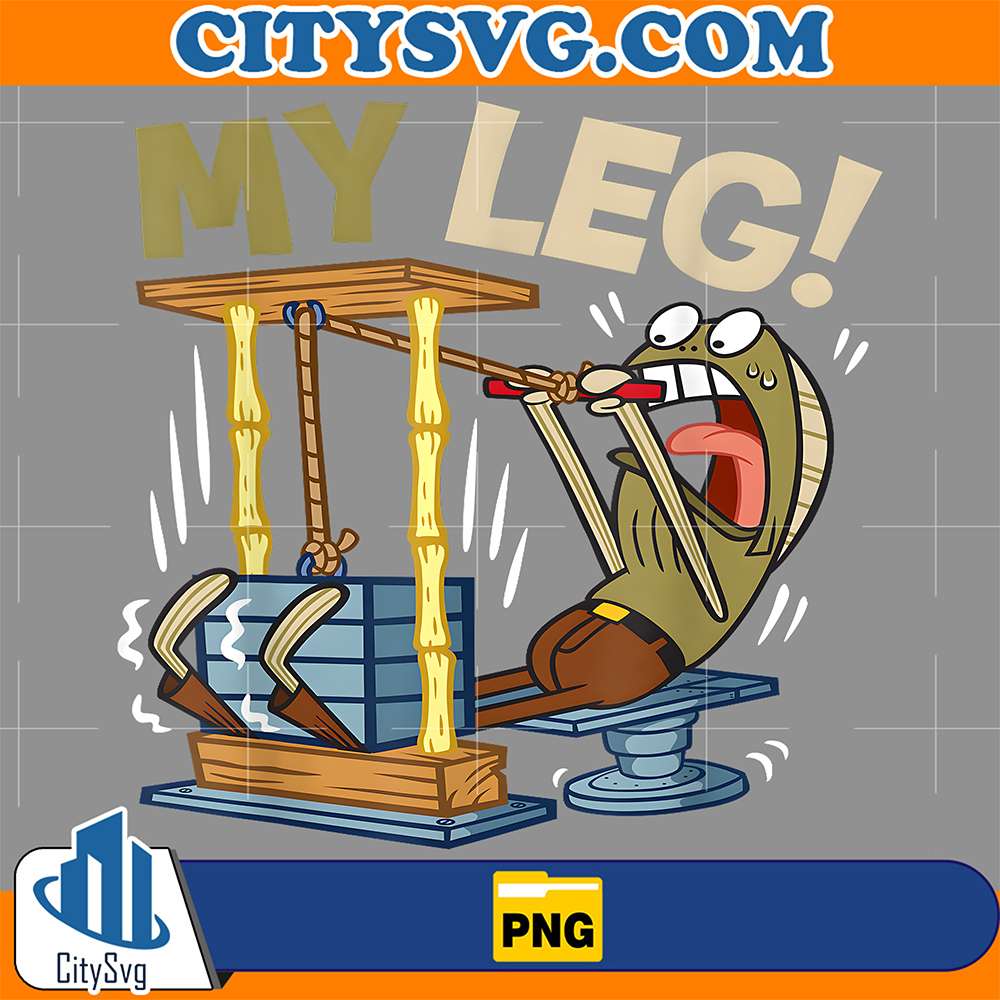 SpongeBob-SquarePants-My-Leg-Legs-Day-Weight-Lifting-Bodybuilding-Sponge-Bob-Gym-Png