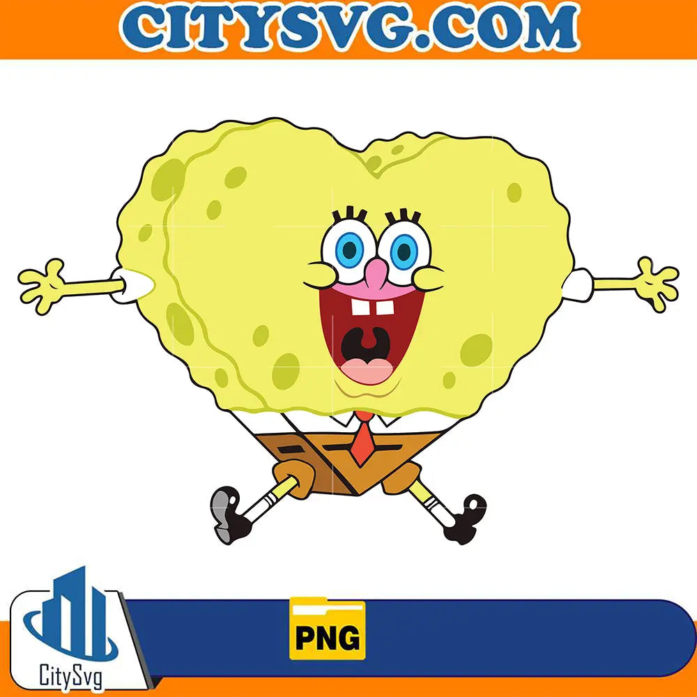 SpongeBobHeartValentinePng