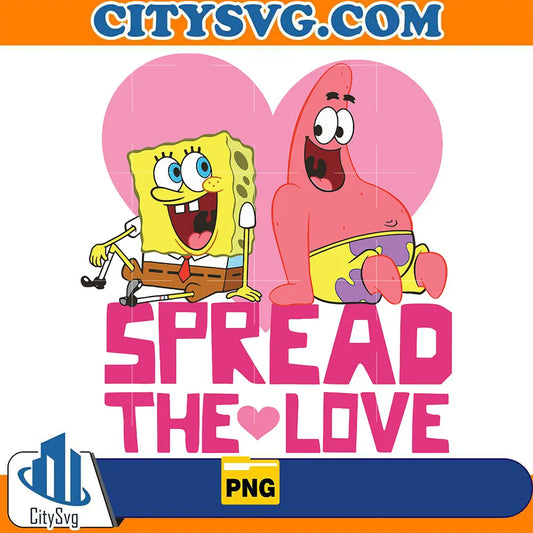 SpongeBobSpreadTheLoveValentinePng