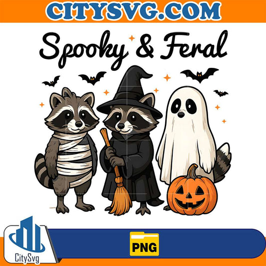 Spooky-And-Feral-Raccoon-Png