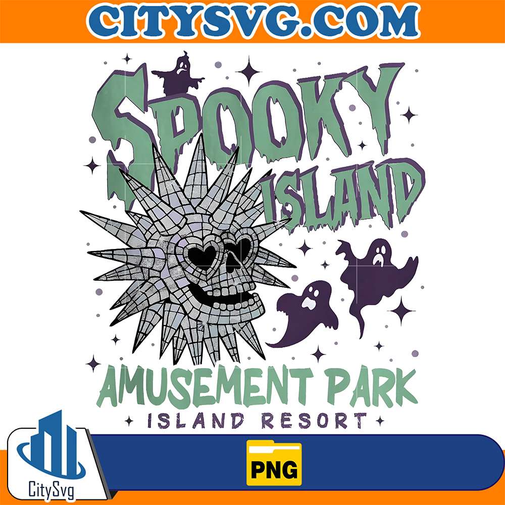 Spooky-Island-Disco-Skull-Cartoon-Halloween-Movie-Png
