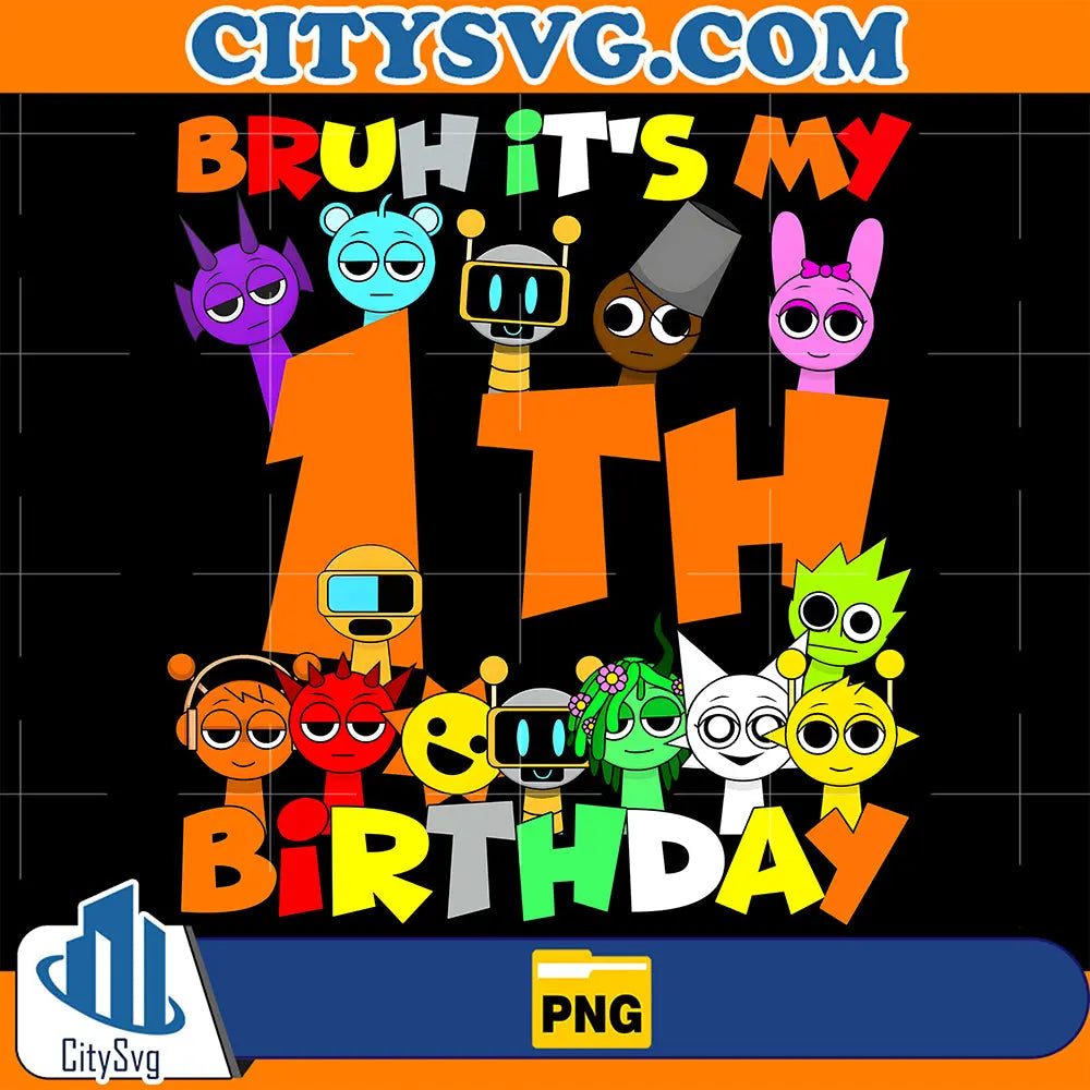 SprunkiBruhIt_sMy1thBirthdayPng