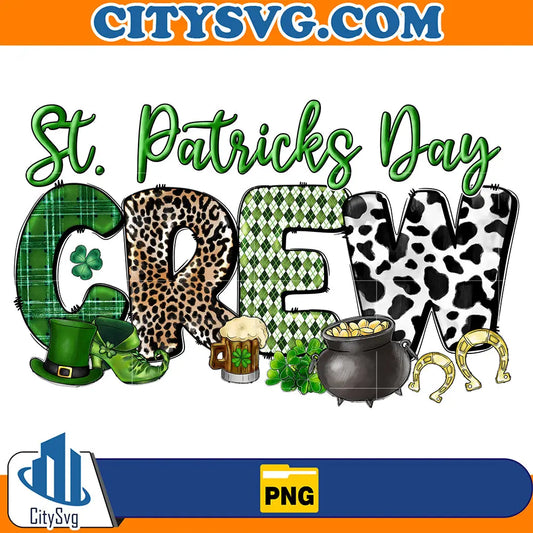 St.PatricksDayCrewSublimationPng
