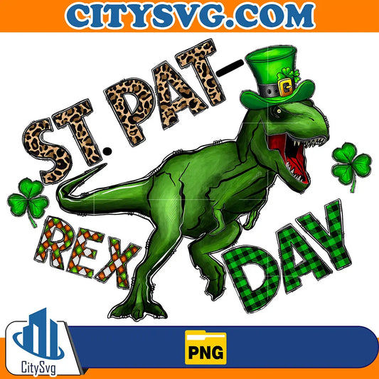 StPatRexDayStPatricksDaySublimationPng