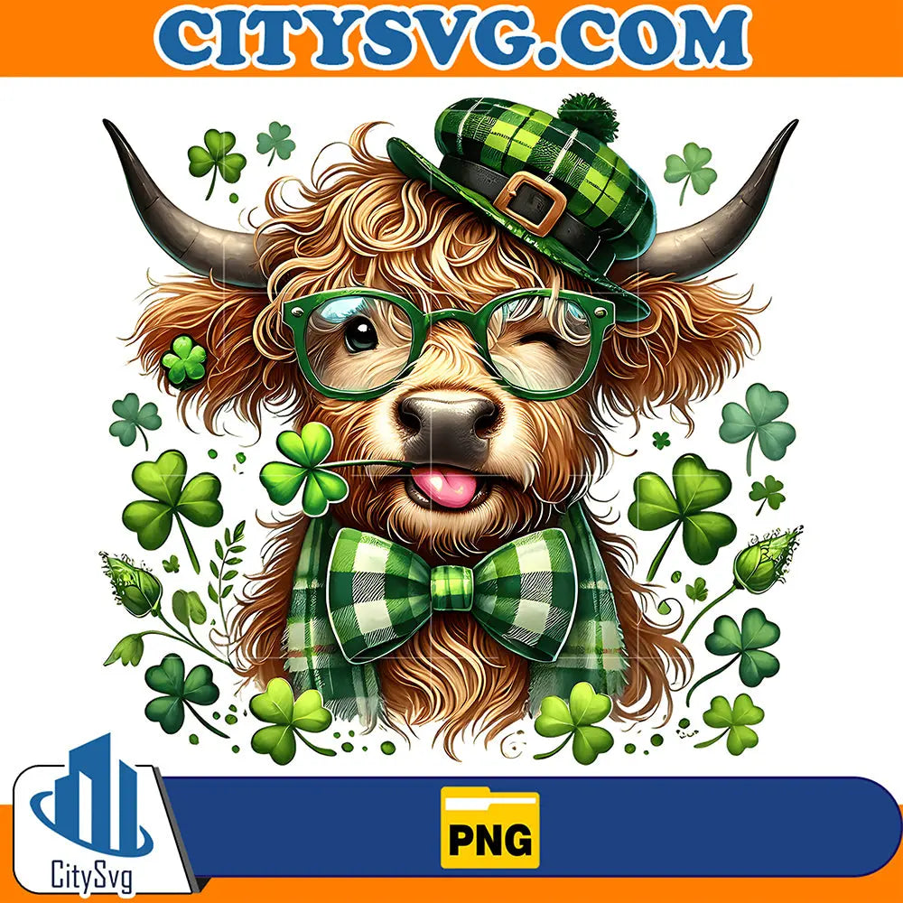 StPatrickDayCowPng