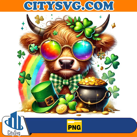 StPatrickDayCowPng_1