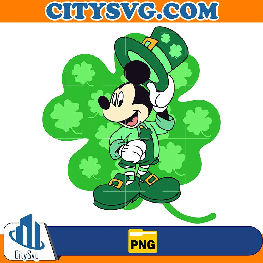 StPatrickDayMickeyPng