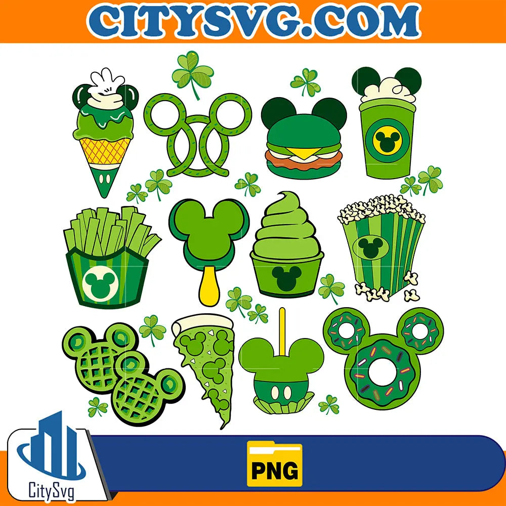 StPatricksDayDisneySnacksPng
