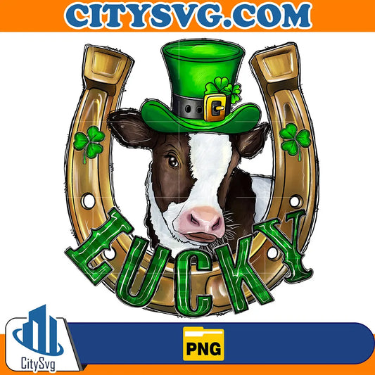 StPatricksDayHorshoeLuckySublimationPng