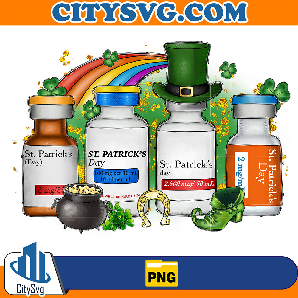 StPatricksDayNurseSublimationPng