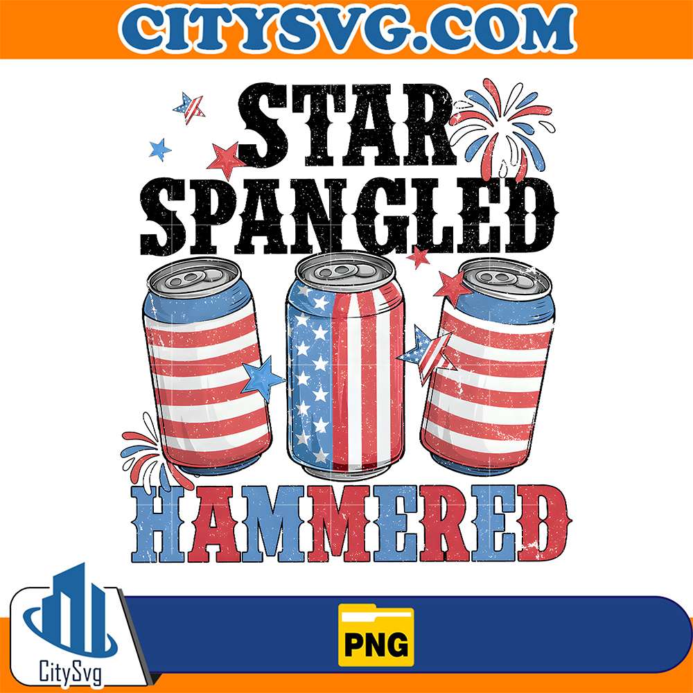 Star-Spangled-Hammered-4th-Of-July-Png