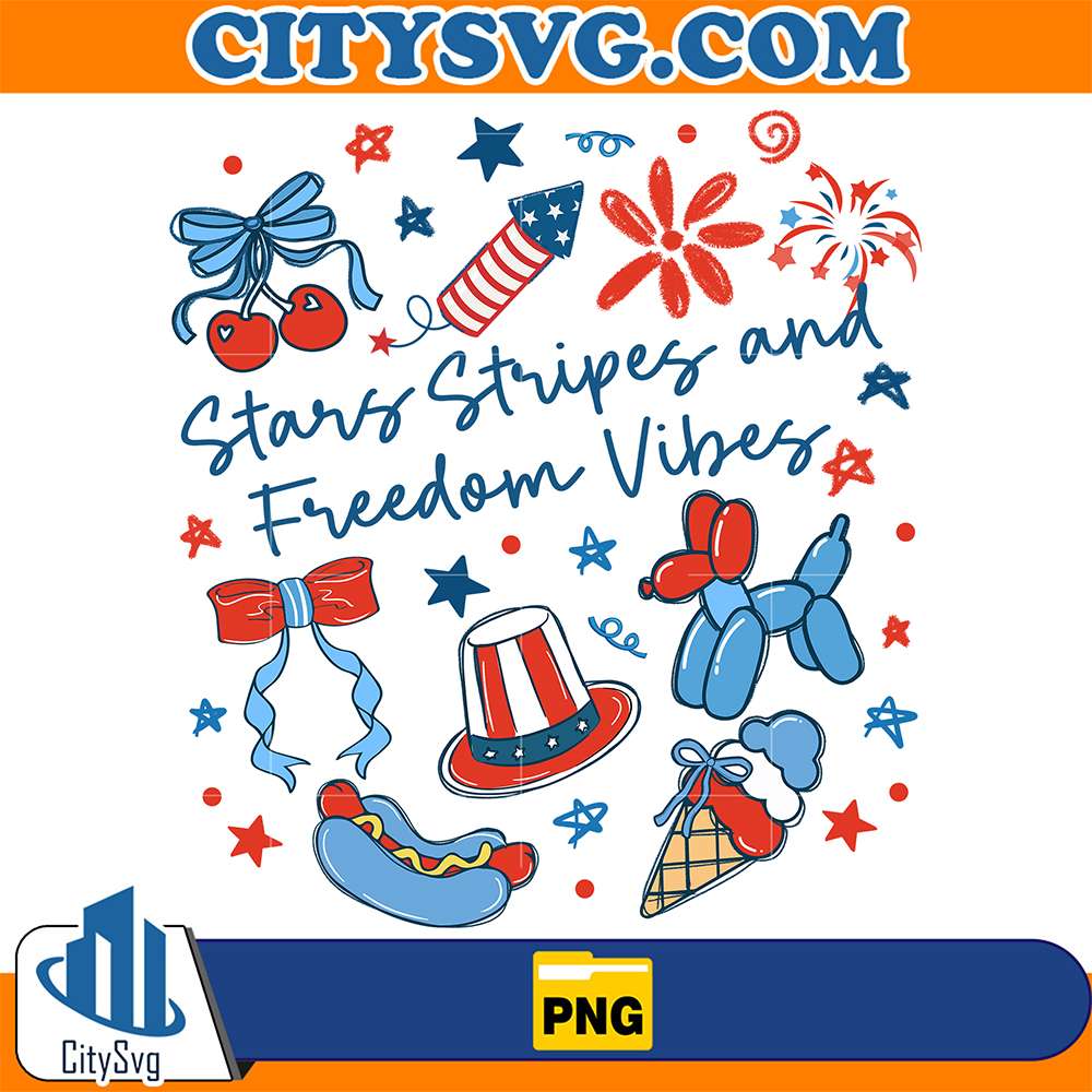 Star-Stripes-And-Freedom-Vibes-Png