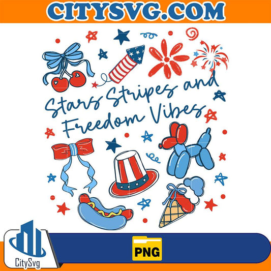Star-Stripes-And-Freedom-Vibes-Png