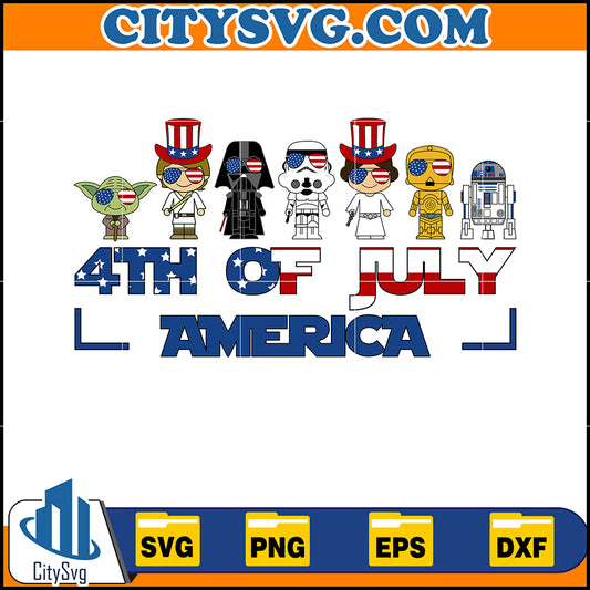 StarWars4thOfJulyAmericaSvg