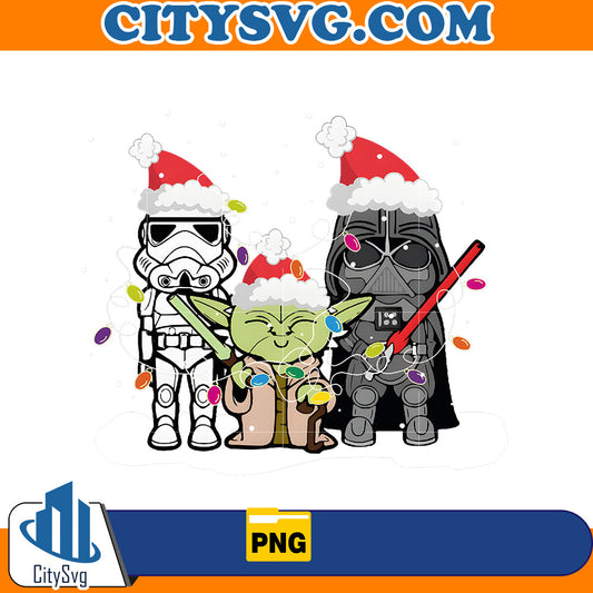 Star Wars Family Christmas Png CitySvg