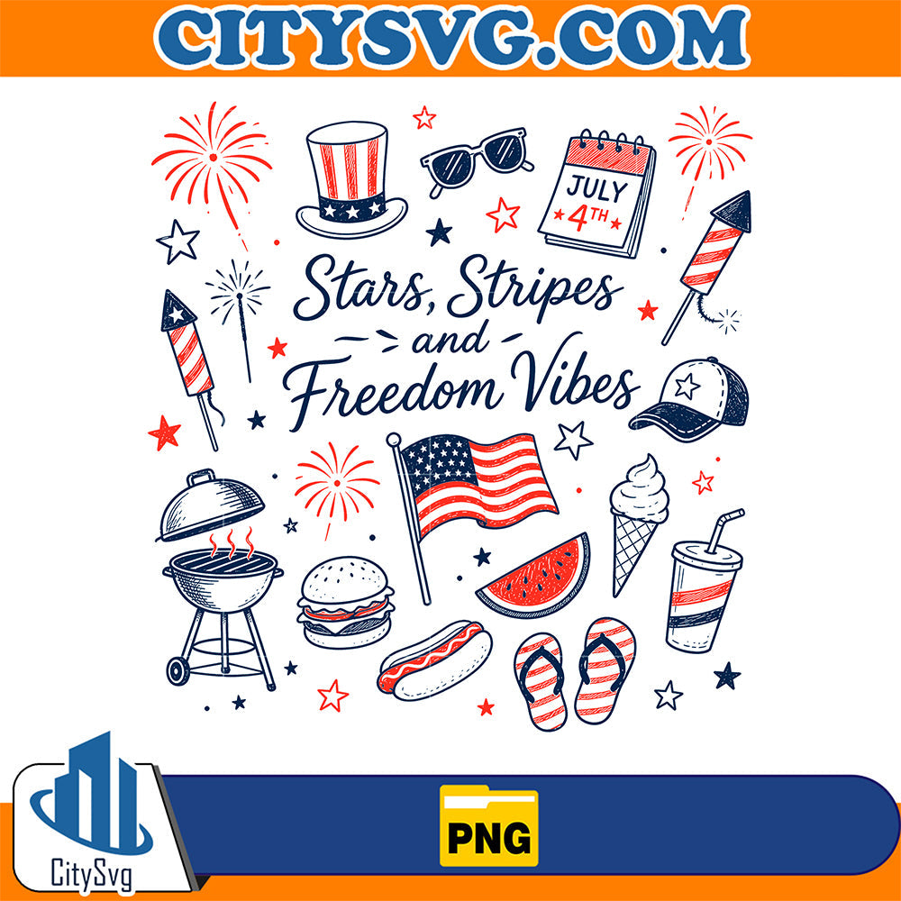 Stars-Stripes-And-Freedom-Vibes-Png