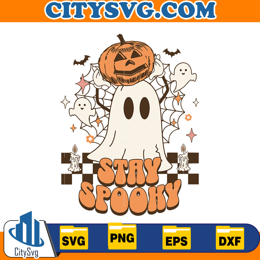 Stay Spooky Cute Fall Halloween Svg