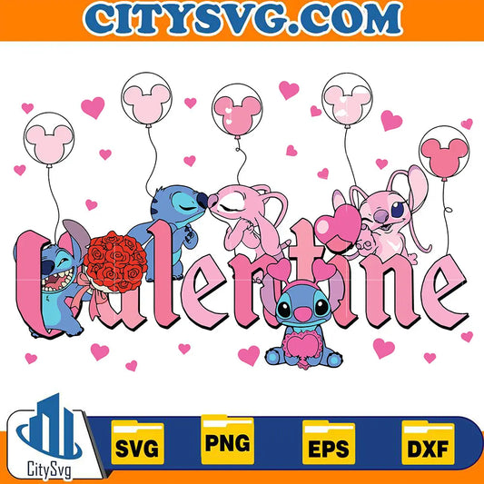 StitchAndAngelValentinePinkSvg