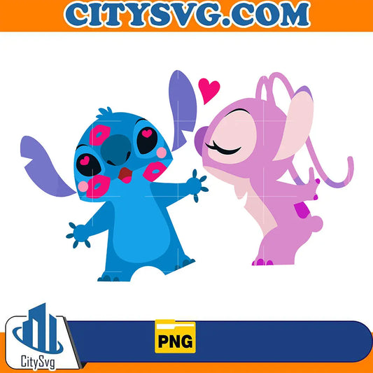StitchAndAngleCoupleValentinePng