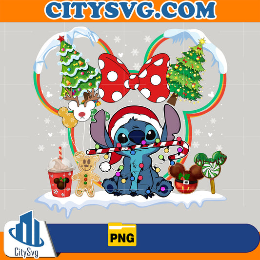 StitchChristmasMinniePng