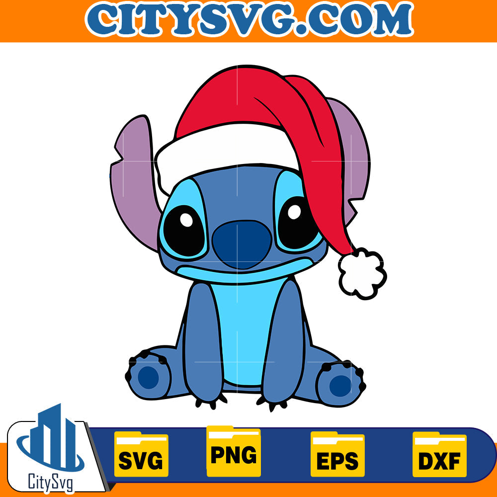 Stitch christmas Svg CitySvg