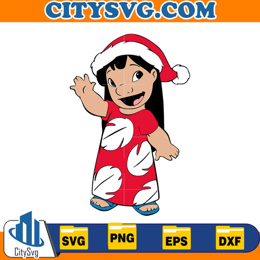 Lilo christmas Svg CitySvg