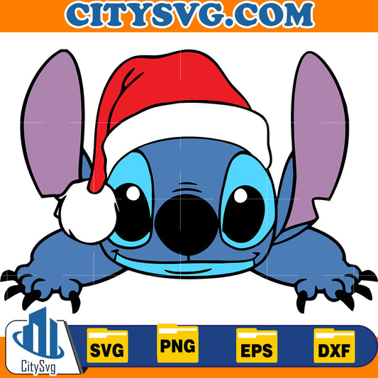 Stitch christmas Svg CitySvg