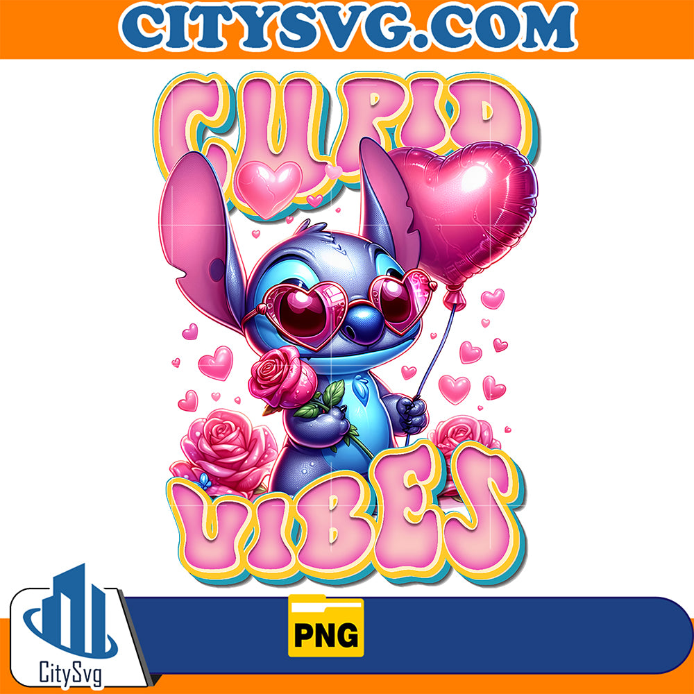 StitchCupidVibesValentinePng