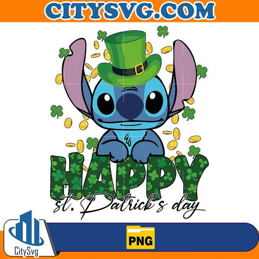 StitchHappyStPatricksDayPng