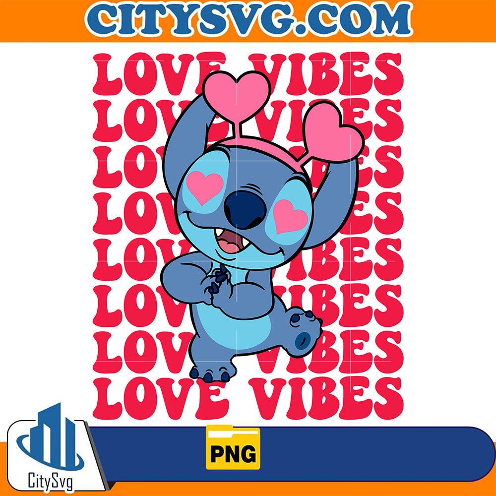 StitchLoveVibesValentinePng