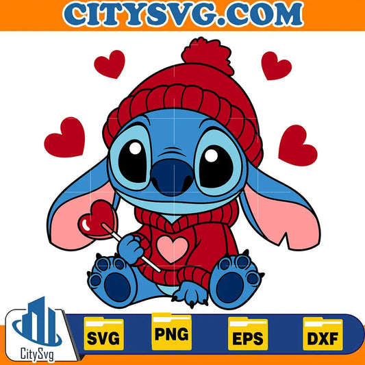 StitchValentineCandyHeartSvg