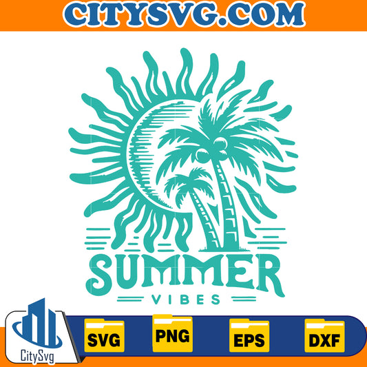 Summer Vibes, Summer SVG, Summer Life Svg, Beach Vibes Svg, Vacation Vibes Svg, Retro, Groovy Wavy Text, Digital Download Png, Dxf, Eps File