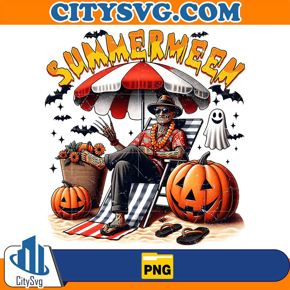 Summerween-Horror-Freddy-Krueger-Halloween-Png