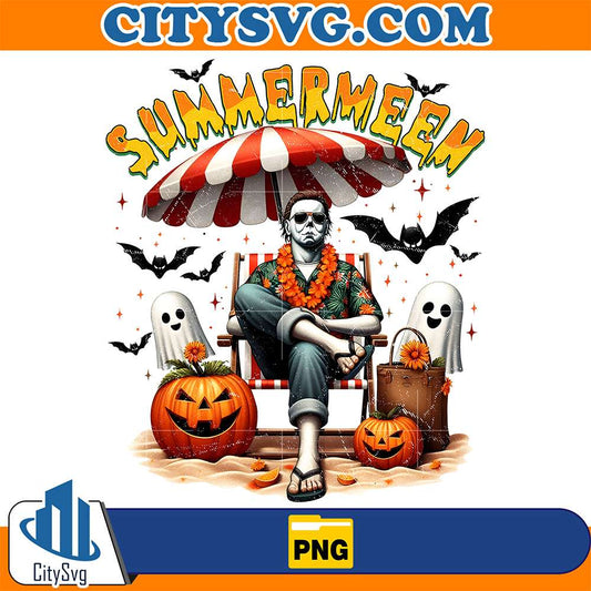 Summerween-Horror-Michael-Myers-Halloween-Png